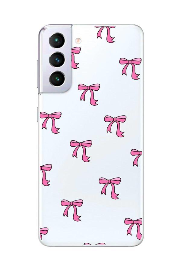 Dali Design Samsung Galaxy S21+ Uyumlu Şeffaf Kılıf Kurdele 3 Tasarımlı - Image 1