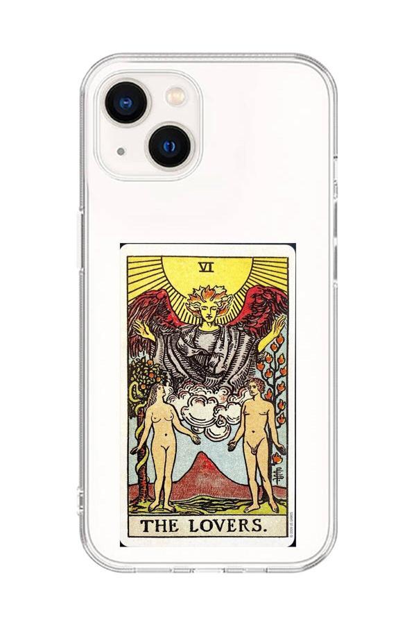 Dali Design İphone 13 Uyumlu Şeffaf Kılıf The Lovers Tasarımlı - Image 1