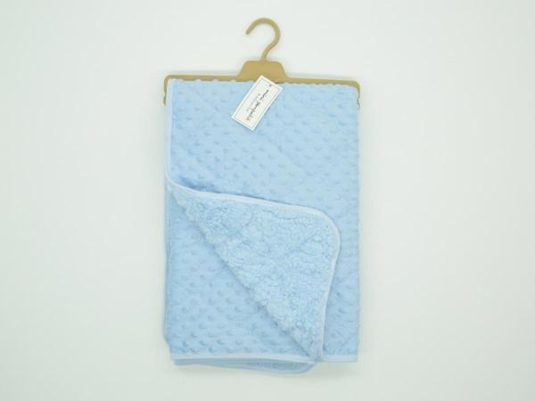 NOHUT DESEN İÇİ PELUŞLU BATTANİYE -90X90 - Mavi - 0 - 12 Ay - MNS4002-Mavi-0 - 12 Ay Mavi - Image 1