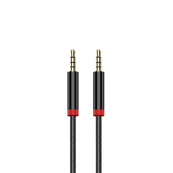 Zore AU-707 Örgü Tasarımlı Aux Audio Kablo 3.5mm 1m - Image 1