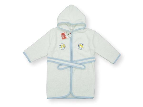 NAKIŞLI BORNOZ - Mavi - 4 Yaş - MTR5823-Mavi-4 Yaş Mavi - Image 1