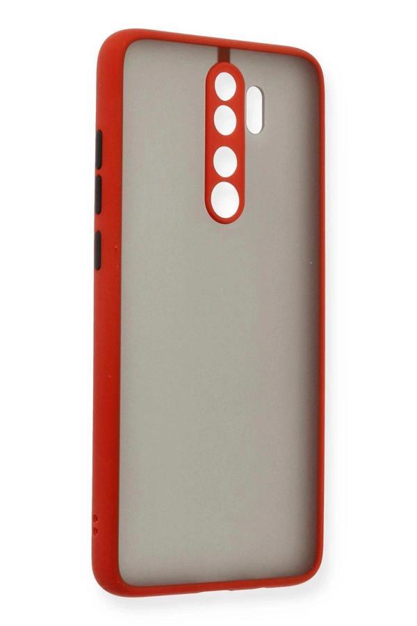 Xiaomi Redmi Note 8 Pro Kılıf Montreal Silikon Kapak - Kırmızı-(5796) - Image 1