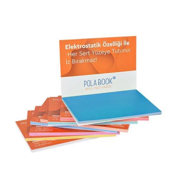 Elektrostatik Yapışkanlı Akıllı Not Kağıdı 7x10 cm – 50 Sayfa Pratik Ofis Not Defteri - Image 1