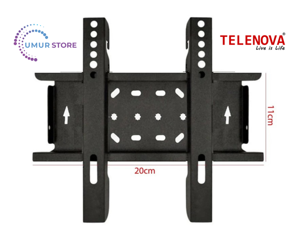 Telenova 24” İnç 61 Ekran HD Uydu Alıcılı Kamp Karavan Ev Ofis Yat 19”- 27” inç Lcd Led TV Sabit Ask - Image 1