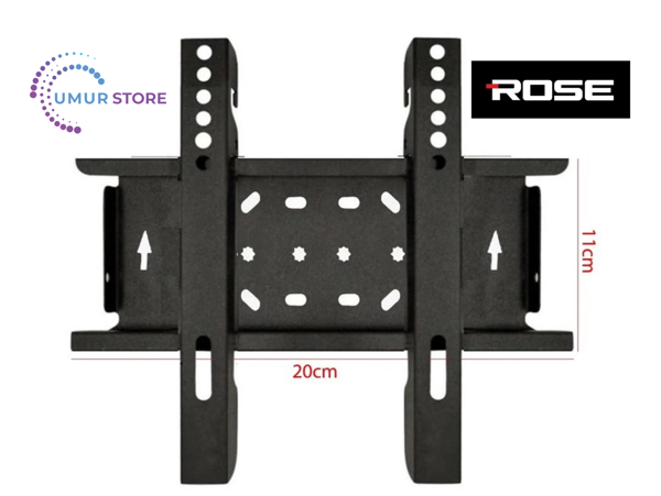 Rose 22" 55 Ekran 12V Full HD Karavan Tekne Yat 19”- 27” inç (55-70cm) Lcd Led TV Sabit Askı Aparatı - Image 1