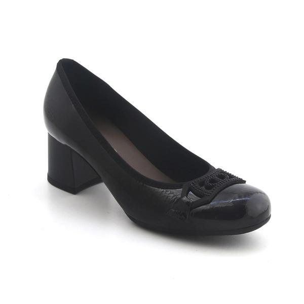 Kadın Topuklu/ Stiletto 7E5506DS Donna Serena 5506 DS  Naplak Nero - Image 1