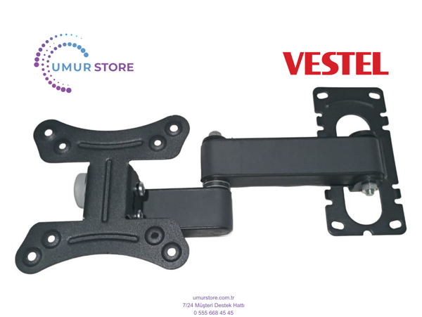 VESTEL 24HA9950Y 24'' Hd Ready 17”- 27” inç Monitör Lcd Led TV Hareketli Duvar Askı Aparatı - Image 1