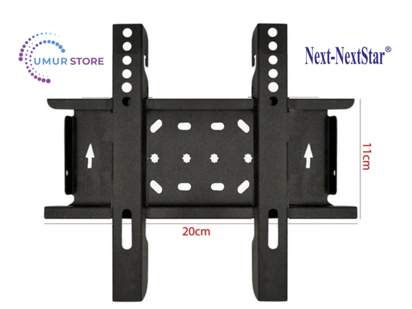 Next 22'' Full Hd 12V 55 Ekran 5ms 19”- 27” inç (55-70cm) Lcd Led TV Sabit Askı Aparatı - Image 1