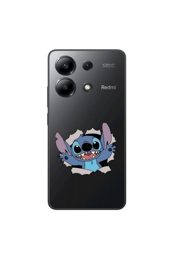 Dali Design Xiaomi Redmi Note 13 Uyumlu Şeffaf Kılıf Couple Stitch 1 Tasarımlı - Image 1