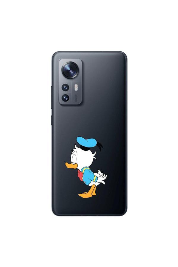 Dali Design Xiaomi Mi 12 Pro Uyumlu Şeffaf Kılıf Couple Ördek 2 Tasarımlı - Image 1