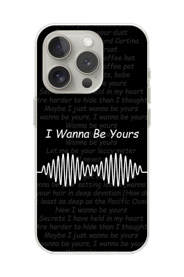 Dali Design İphone 15 Pro Uyumlu Şeffaf Kılıf I Wanna Be Yours Couple (Çift) Tasarımlı - Image 1