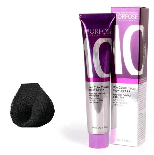 MORFOSE 10 SAÇ BOYASI 100ml / 1      Siyah - Image 1