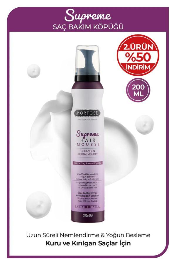 MORFOSE SAÇ KÖPÜĞÜ 200ML Supreme - Image 1