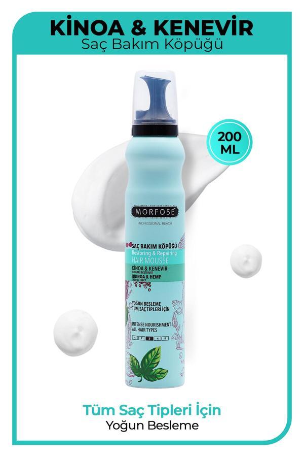 MORFOSE SAÇ KÖPÜĞÜ 200ML KINOA KENEVİR - Image 1