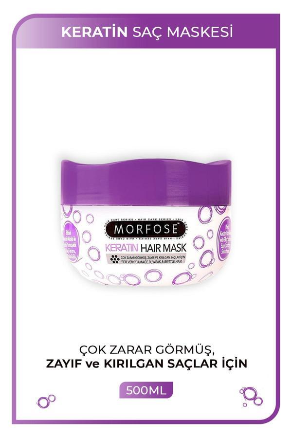 MORFOSE SAÇ MASKESİ 500ML KERATİN/MOR - Image 1