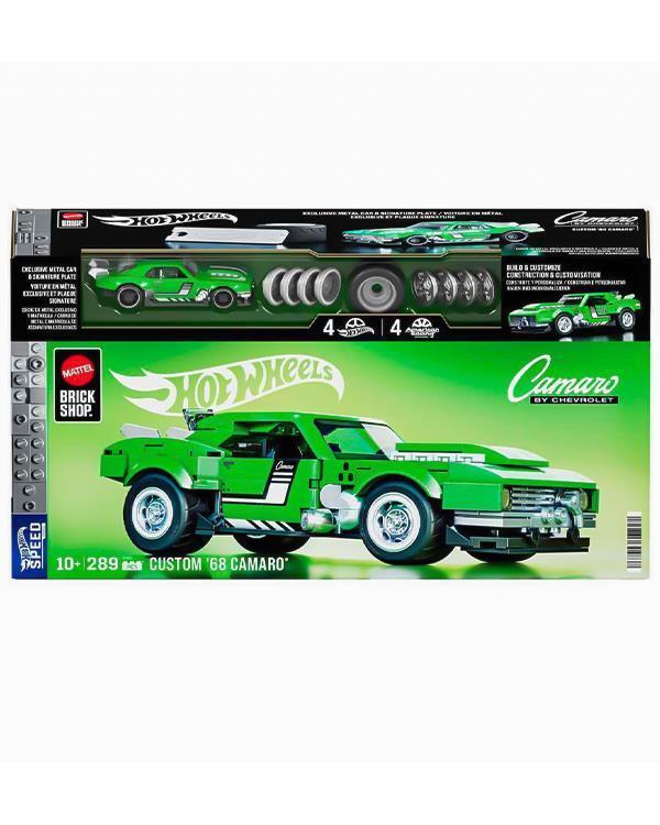 Hot Wheels Speed Serisi Custom '68 Camaro 1:32 289 Parça Araba Yapım Seti JFT16 - Image 1