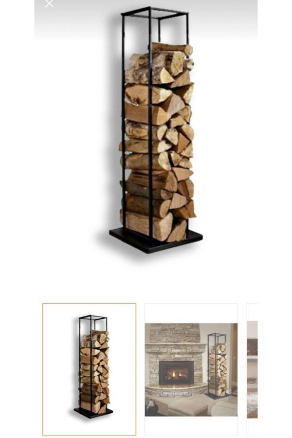 Güven Dekoratif Dekoratif Metal Şömine Odunluk - Image 1