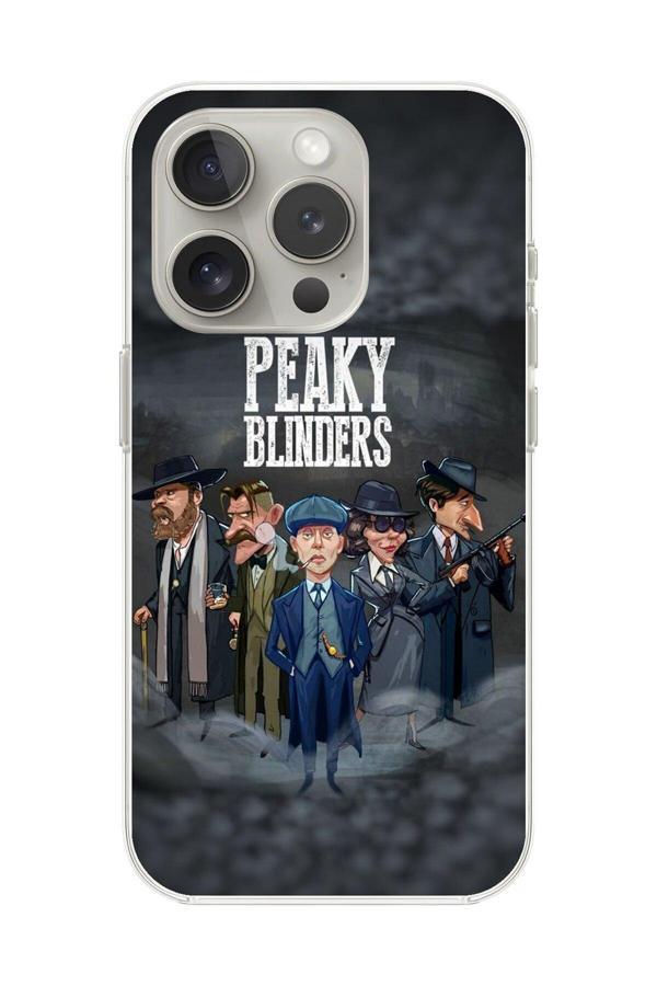 Dali Design İphone 14 Pro Max Uyumlu Şeffaf Kılıf Peaky Blinders Tasarımlı - Image 1