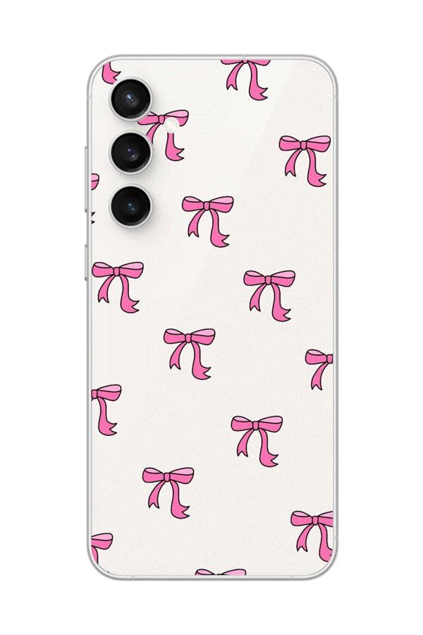 Dali Design Samsung Galaxy S23 Fe Uyumlu Şeffaf Kılıf Kurdele 3 Tasarımlı - Image 1