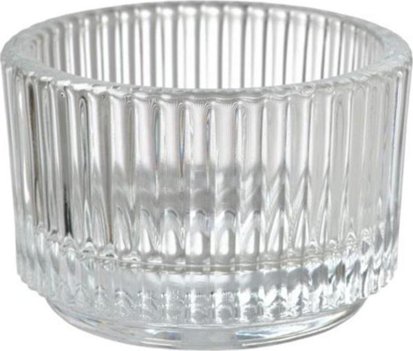 Aşçıbaşı Ticaret Aşçıbaşı Fınsmak Tealight Mumluk, Saydam Cam 3 Adet - Image 1