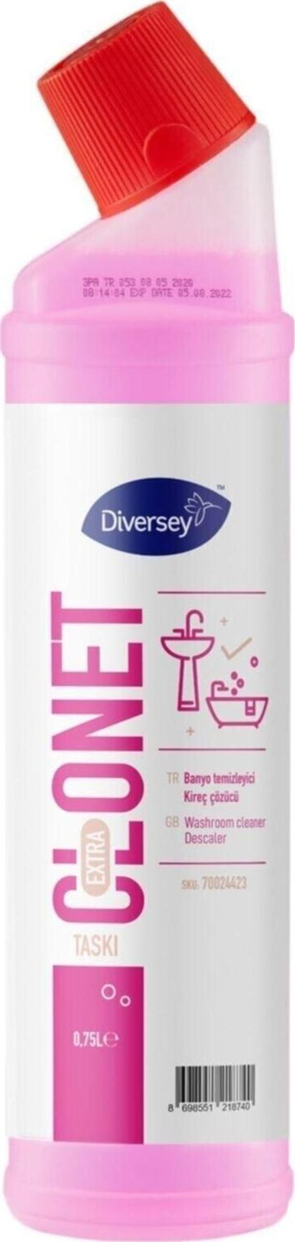 Diversey Taskı Clonet Extra Kireç Çözücü/banyo Temizleyici - Image 1