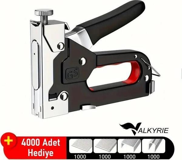 Valkyrie Profesyonel Zımba Tabancası + 4000 Adet Zımba Teli Hediye – Ahşap, Kumaş ve Duvar İçin Güçlü Tabanca - Image 1