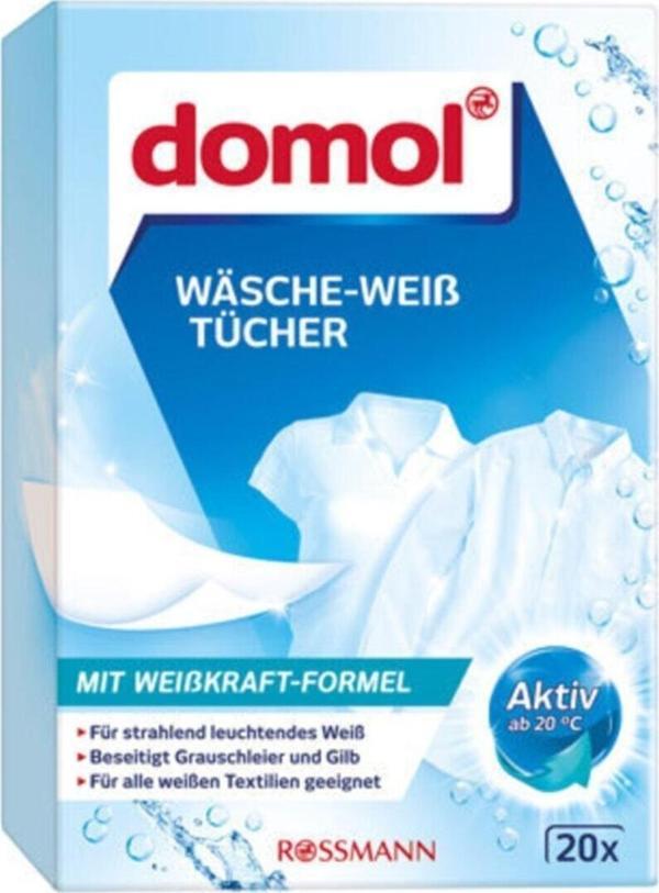Domol Beyazlatıcı Çamaşır Mendili 20 Adet - Image 1