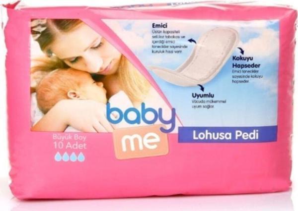 Baby&Me Lohusa Pedi Büyük Boy 10 Adet - Image 1
