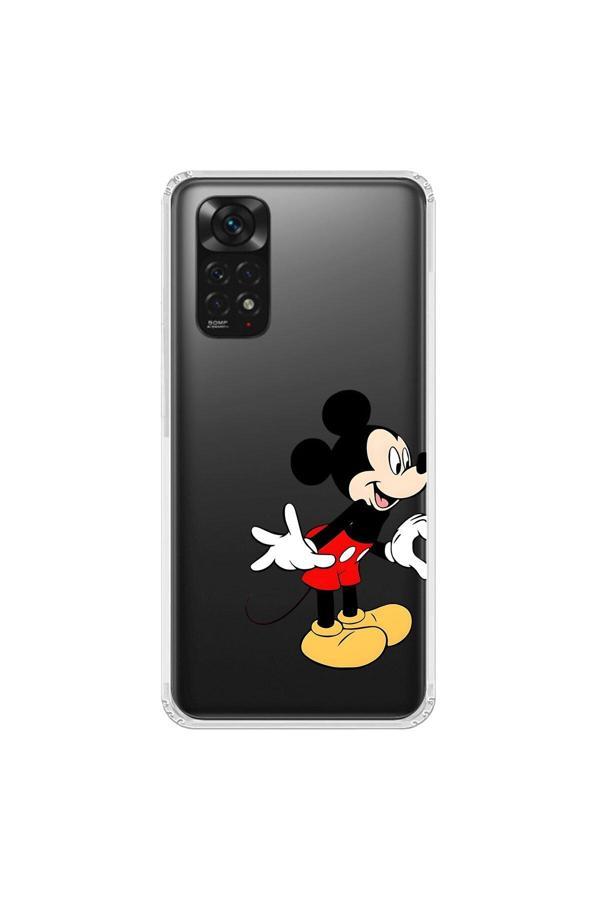 Dali Design Xiaomi Redmi Note 11S Uyumlu Şeffaf Kılıf Couple Mickey 1 Tasarımlı - Image 1