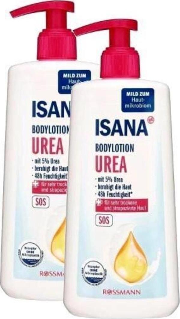 Isana Vücut Losyonu %5 Üre 300 ml 2 Adet - Image 1