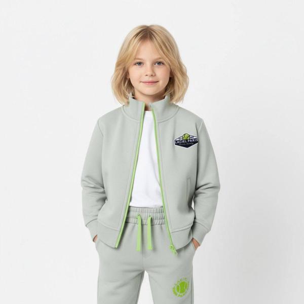 La Ciel Paris Unisex Çocuk Takımı – Fermuarlı Sweatshirt & Jogger Alt - Image 1