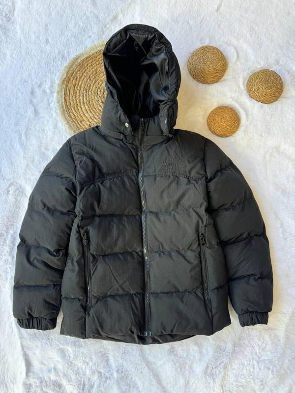 Çıkarılabilir Kapüşonlu Dolgulu Çocuk Montu – Fermuarlı Cepli - Image 1