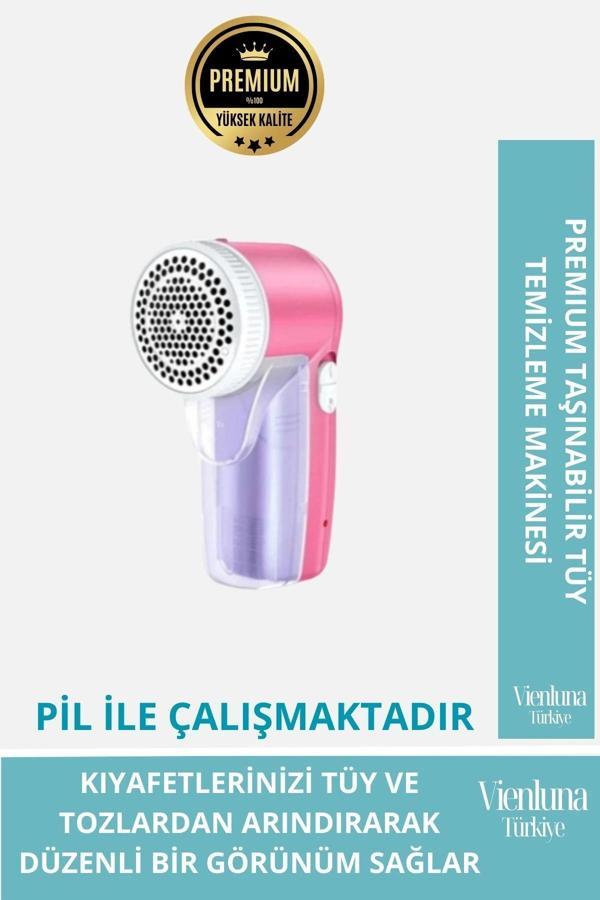 Premium Pilli Taşınabilir Tüy Temizleme Makinesi Hızlı Pratik Koltuk Halı Kazak Temizleyici - Image 1