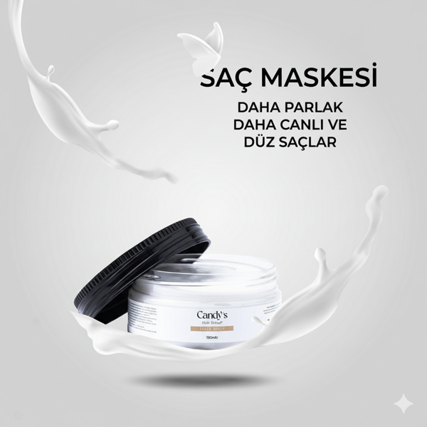 Candy's Saç Maskesi - Tüm Saç Tiplerine Uygun Özel Bakım Kremi - Image 1