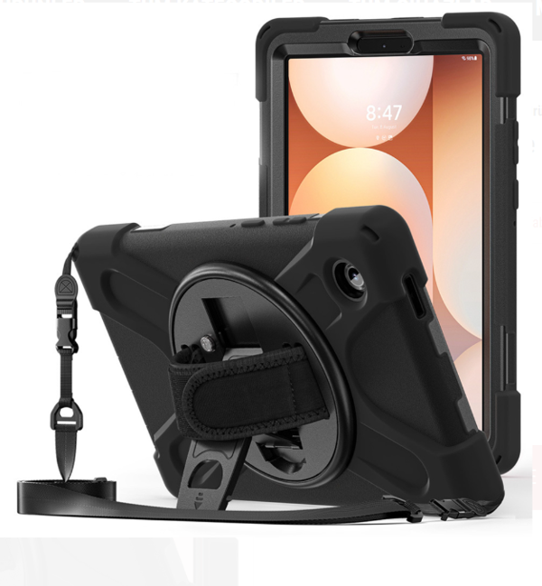 Galaxy Tab A11 Uyumlu 8.7" Tam Koruma Sağlayan Defender Silikon Şok Emici Tablet Kılıfı - Image 1