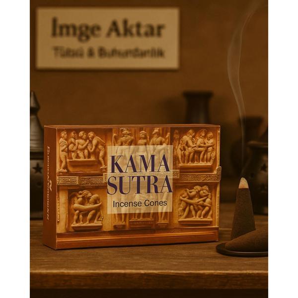 Darshan İncense Kamasutra Konik Tütsü 10 Adet - Image 1