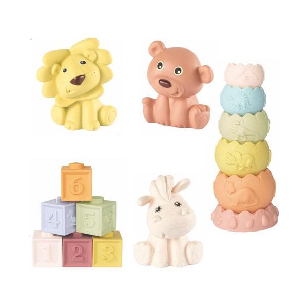 15 Parça Duyusal Oyuncak Banyo Oyuncağı Yumuşak Renkli Parçalar 6AY+ - Image 1