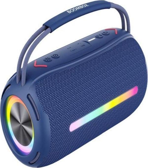 Ultratekno Boombox360 20W Su Geçirmez Taşınabilir RGB Işıklı Bluetooth Hoparlör Tws Speaker Bt 5.1 - Image 1