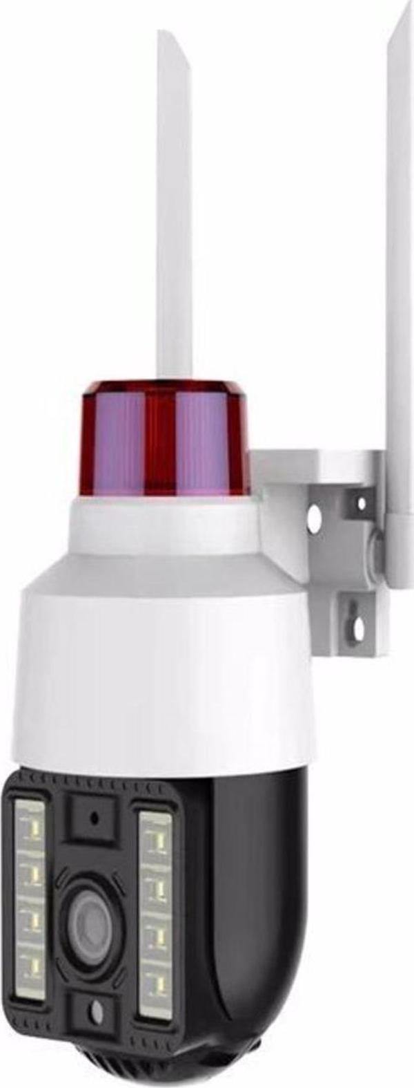 ULTRATEKNO Ptz Speed Dome 4k 2mp Wifi Kablosuz Dış Mekan Kamerası Çakarlı Alarmlı Sensörlü Güvenlik Kamerası - Image 1