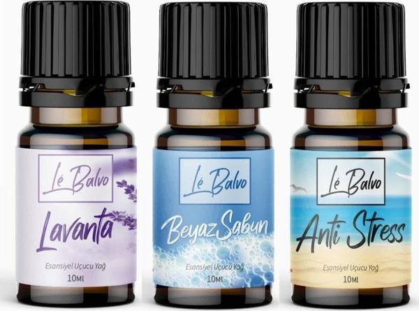 Le Balvo Anti-stres,lavanta,beyaz Sabun Doğal Uçucu Saf Buhurdanlık Esansı Oda Kokusu Esans Buhur Yağı 10ml - Image 1
