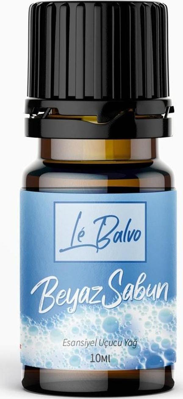 Le Balvo Beyaz Sabun Doğal Uçucu Yağ Saf Buhurdanlık Esansı Konsantre Oda Kokusu Esans Buhur Yağı 10ml - Image 1