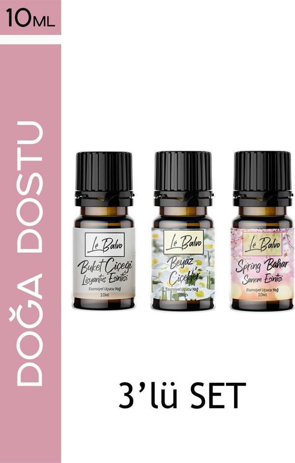 Le Balvo Buket,spring Bahar,beyaz Çiçek Doğal Uçucu Saf Buhurdanlık Esansı Oda Kokusu Esans Buhur Yağı 10ml - Image 1