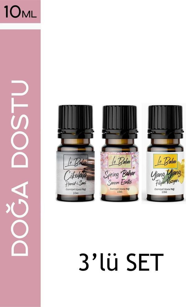Le Balvo Çikolata,spring Bahar,ylang Ylang Doğal Uçucu Saf Buhurdanlık Esansı Oda Kokusu Esans Buhur Yağ 10ml - Image 1