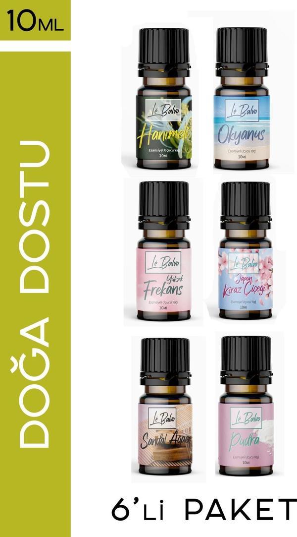 Le Balvo Hanımeli,okyanus,frekans,japon Çiçeği,sandal,pudra Buhurdanlık Esansı Oda Koku Esans Buhur Yağ 10ml - Image 1