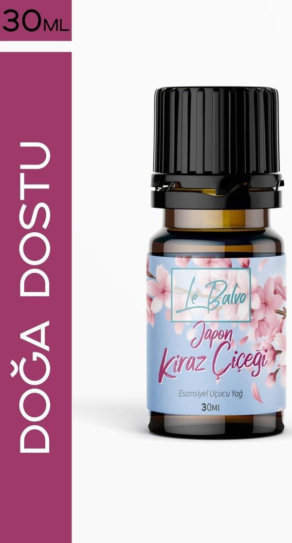 Le Balvo Japon Kiraz Çiçeği Doğal Uçucu Yağ Saf Buhurdanlık Esansı Konsantre Oda Kokusu Esans Buhur Yağı 30ml - Image 1