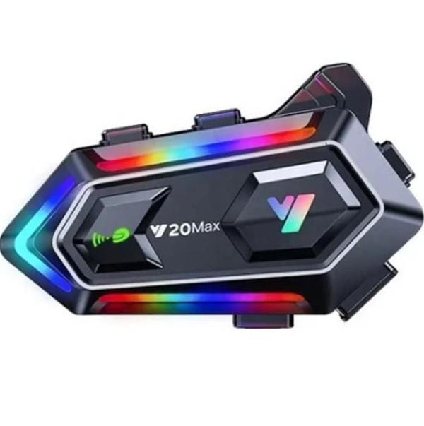 V20 Max Wireless Intercom Akıllı Motosiklet Kask Kulaklığı (300 Metreye Kadar Etkili) - Image 1