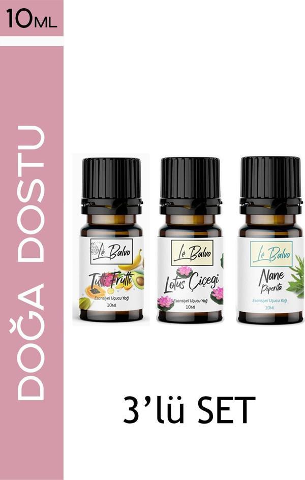 Le Balvo Nane,tutti Frutti,lotus Çiçeği Doğal Uçucu Saf Buhurdanlık Esansı Oda Kokusu Esans Buhur Yağı 10ml - Image 1