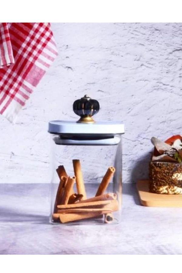 Kosova UFL132 Kapaklı Vakumlu Cam Kavanoz 10x10x17cm - Image 1