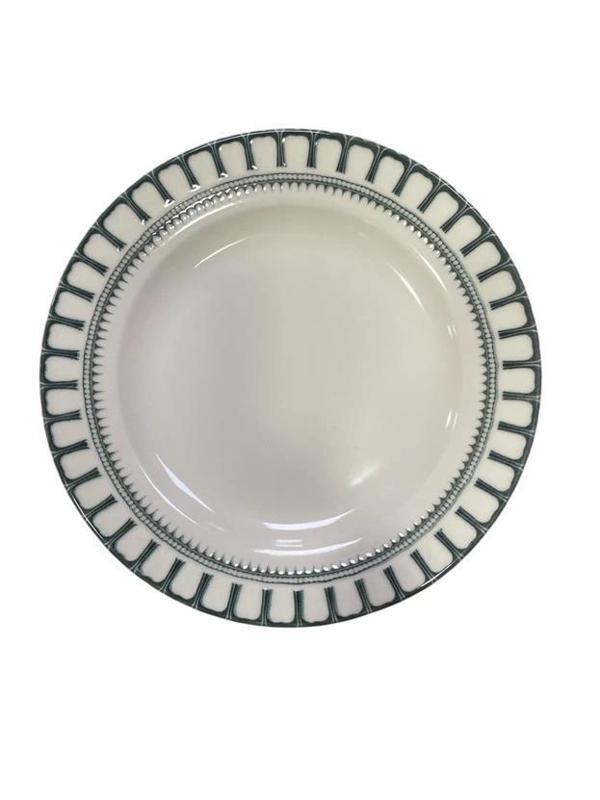 Cooker CKR4253 Desenli Beyaz Porselen Pasta Tabağı 19 cm 6'lı - Image 1