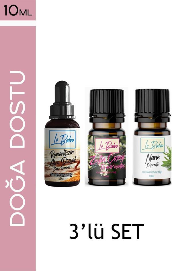 Le Balvo Romantizm,zeytin Çiçeği,nane Doğal Uçucu Saf Buhurdanlık Esansı Oda Kokusu Esans Buhur Yağı 10ml - Image 1